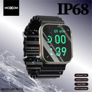 Pamje e orës Moxom MX-WH05 me dizajn të thjeshtë dhe butona për kontrollin e funksioneve.