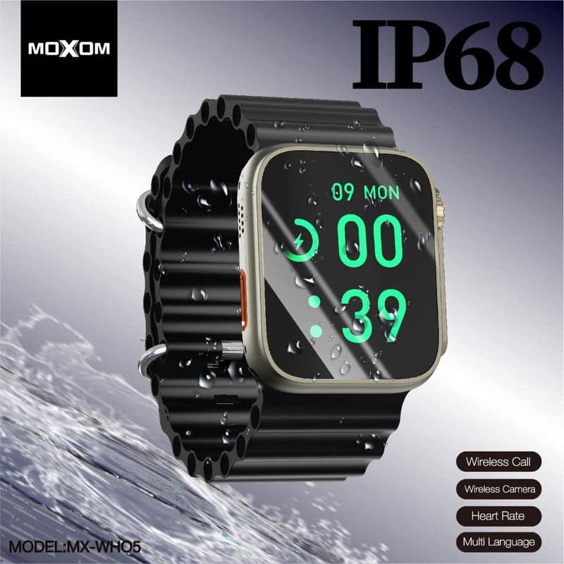 shkodrastore Pamje e orës Moxom MX-WH05 me dizajn të thjeshtë dhe butona për kontrollin e funksioneve.