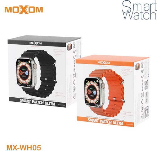 shkodrastore Smartwatch Moxom MX-WH06 me pamje nga ekrani dhe dizajni i trupit të orës.