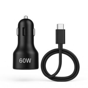 Karikues makine 60W me dy porta dhe kabllo Type-C