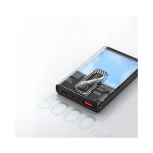 Power Bank YESIDO YP92 5000mAh 22.5W ngjyrë e zezë